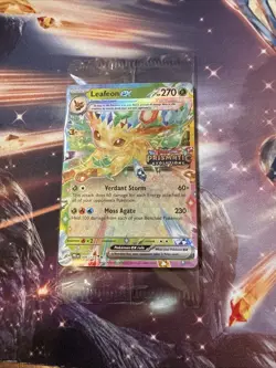 Leafeon ex 006/131 Prismatic Evolutions SEALED Promo | Pokemon TCG Surprise Box - Image 1