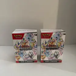 Prismatic Evolutions Pokemon TCG Booster Bundle New Factory Sealed Lot X 2 - Image 1