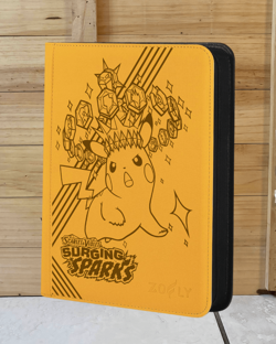 Pokemon Laser Engraved Surging Sparks Master Set Binder (Made to order) - Image 1
