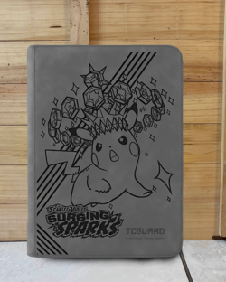 Pokemon Laser Engraved Surging Sparks Master Set Binder (Made to order) - Image 2