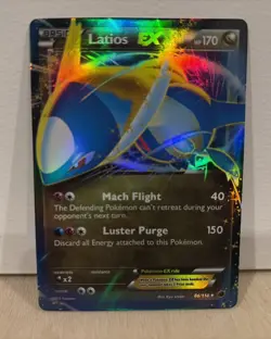 Latios EX 86/116 Rare EX Plasma Freeze Holo Pokemon - Image 1