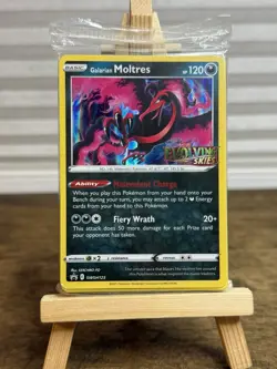 Pokemon Evolving Skies Galarian Articuno Zapdos Moltres SWSH123 124 125- Sealed - Image 2