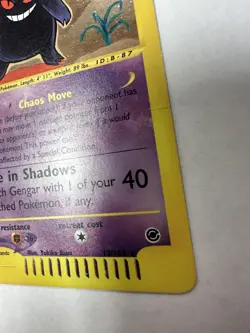 Pokemon TCG Expedition GENGAR 13/165 HOLO RARE - Image 5