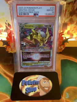 2023 Play! Pokemon Prize Pack Series 3 Giratina VSTAR - PSA 10 GEM MINT - Image 1