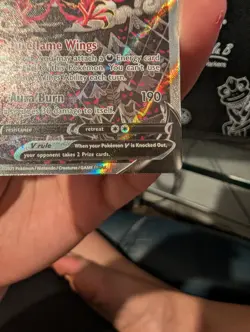 2021 Pokemon Galarian Moltres V Alt Full Art 177/198 Swsh06: Sword & Shield - Image 3