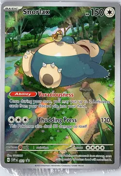 Snorlax SVP051 Black Star Promo Sealed Pokemon TCG Scarlet & Violet 151 - Image 1