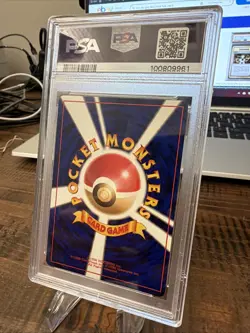 1999 Pokemon Japanese Gym 2 Trainer Giovanni Holo Rare PSA 9 Mint - Image 4