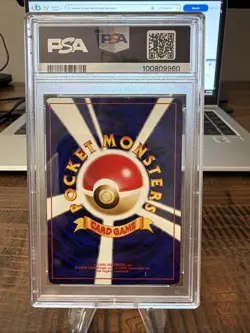 1998 Pokemon Japanese Nivi City Gym Deck Brock HOLO PSA 8 - Image 3