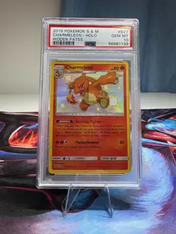 2019 Pokemon TCG Charmeleon SV7/SV94 Hidden Fates PSA 10 - Image 1
