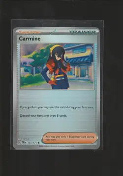 Carmine 103/131 Reverse Holo Pokeball - Pokemon Prismatic Evolutions - NM/M - Image 1