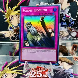 Yugioh Solemn Judgment RA02-EN075 Super Rare 1st Ed Near Mint - Image 1