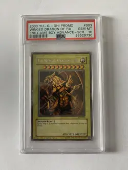 Yugioh, Winged Dragon Of Ra, GBI, English, PSA 10 - Image 3