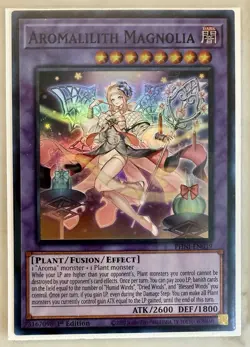 Aromalilith Magnolia PHNI-EN039 1st Ed. Super Rare Phantom Nightmare Yu-Gi-Oh! - Image 1