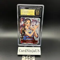CGC PRISTINE 10 Nico Robin ST01-008 C 25th Edition Parallel ONE PIECE Card Game - Image 1