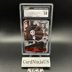 CGC GEM MINT 10 Brook OP01-022 UC 25th Edition Parallel ONE PIECE Card Game 154 - Image 1