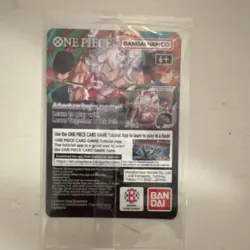 Bandai One Piece CCG Monkey.D.Luffy US Voyage Promo Holo Card P-055 5000 - Image 2