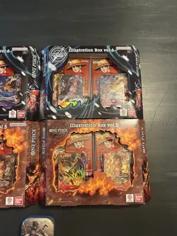 One Piece Illustration Box Vol 5 and Vol 6 Lot IN HAND✅ & Volume 2 Mini Tin - Image 3