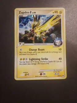 Zapdos G 12/99 Holo Rare Arceus Pokemon Card - Image 1