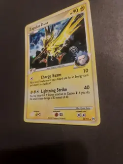 Zapdos G 12/99 Holo Rare Arceus Pokemon Card - Image 2