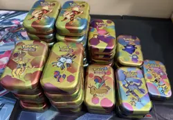 *NO PACKS* - 27x Pokemon 151 Mini Tins - Multiple artworks with Coin & Art Card - Image 1