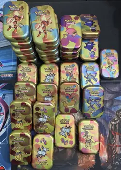 *NO PACKS* - 27x Pokemon 151 Mini Tins - Multiple artworks with Coin & Art Card - Image 2