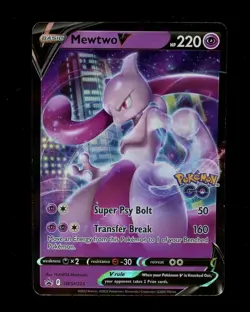 Mewtwo V - SWSH223 SWSH: Sword & Shield Promo Cards Pokemon TCG MP - Image 1