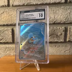 Pokemon TCG Squirtle CGC 10 Art Rare Holo Sv2a: Card 151 Japanese 170/165 - Image 1