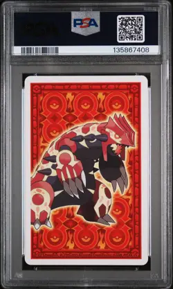 Pokemon Omega Ruby Playing Cards Mega Rayquaza King of Hearts PSA 10 Gem Mint - Image 2