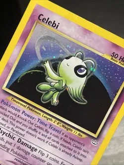 Celebi - 3/64 - Pokemon Neo Revelation Unlimited Holo Rare Card WOTC NM/LP - Image 3