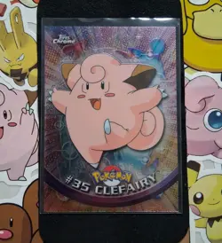 Clefairy #35 Topps Chrome Pokemon Card NM - Image 1