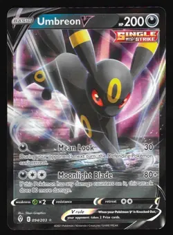 Umbreon V 094/203 Evolving Skies NM Full Art Ultra Rare Pokemon Card - Image 1