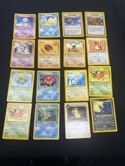 16 Pokemon Card Lot 1st Edition VINTAGE WOTC Rocket Neo Revelation LP-MP Lot - Image 1