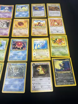 16 Pokemon Card Lot 1st Edition VINTAGE WOTC Rocket Neo Revelation LP-MP Lot - Image 4