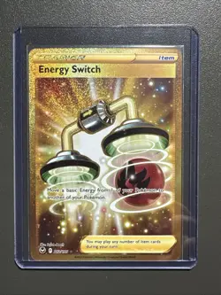 Energy Switch 212/195 SWSH12 Sword & Shield Silver Tempest Gold Sevret Rare Card - Image 1