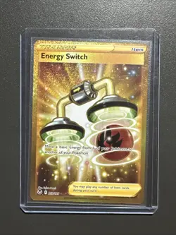 Energy Switch 212/195 SWSH12 Sword & Shield Silver Tempest Gold Sevret Rare Card - Image 3