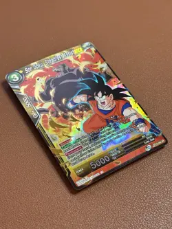 Son Goku, Steadfast Assistance Gold Foil SR Dragon Ball Super Card Game BT15-096 - Image 3