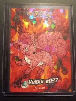 Vulpix #37 - Cracked Ice Holo - Crystal Collection 2024 - Pokemon Card - Image 1
