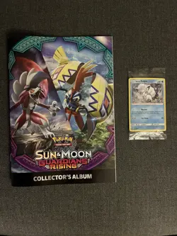 Pokemon Sun & Moon Guardians Rising Collector's Album + Alolan Vulpix Card NEW - Image 1