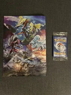 Pokemon Sun & Moon Guardians Rising Collector's Album + Alolan Vulpix Card NEW - Image 4