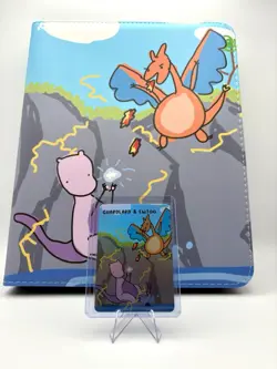 Dysfunctional Passholder Ewtoo and Chardlard Pokenot Binder + Holo Promo Card - Image 1