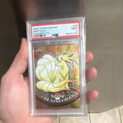 Pokemon Ninetales #38 Topps Chrome Foil PSA Mint 2000 Card - Image 1