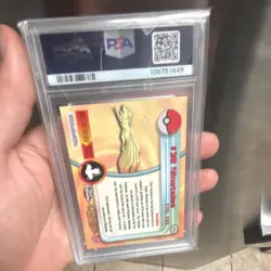 Pokemon Ninetales #38 Topps Chrome Foil PSA Mint 2000 Card - Image 2