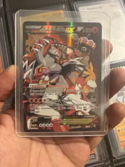 Team Magma's Groudon EX Holo Card 15/34 Double Crisis 2015 Mint NM Condition - Image 1