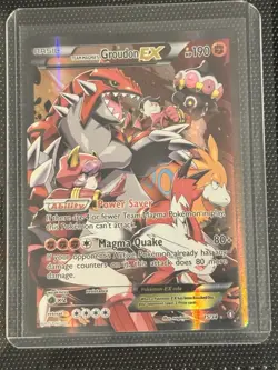 Team Magma's Groudon EX Holo Card 15/34 Double Crisis 2015 Mint NM Condition - Image 2