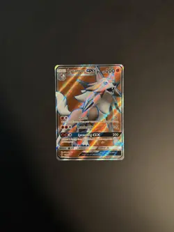 Pokemon TCG Lycanroc GX Full Art Ultra Rare Card Burning Shadows Holo 136/147 - Image 1