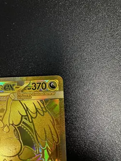 Mega Dragonite EX Full Art Foil Gold Hyper Rare Pokemon Card 295/217 ASC EN - Image 4