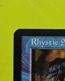 Rhystic Study Magic The Gathering NRMNT (See Corner Photos) - Image 2