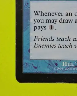 Rhystic Study Magic The Gathering NRMNT (See Corner Photos) - Image 4