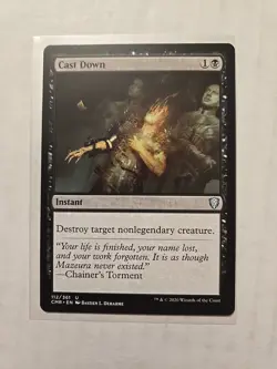 Cast Down - Commander Legends - LP - Uncommon - Instant - Image 1
