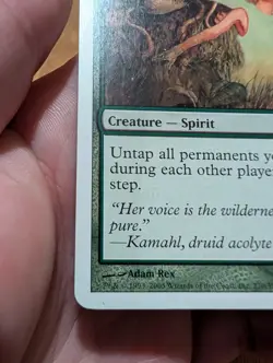 Magic: The Gathering Seedborn Muse Rare 9th Edition Creature Green Adam Rex 2005 - Image 5